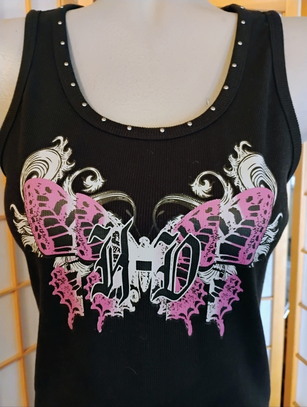 Harley Davidson Embellished Tank Top, Small NEW W/O Tags